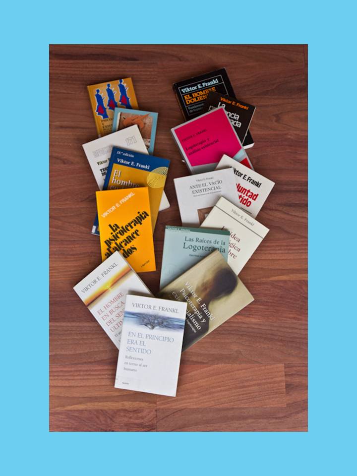 Algunos de los libros escritos por Viktor Emil Frankl